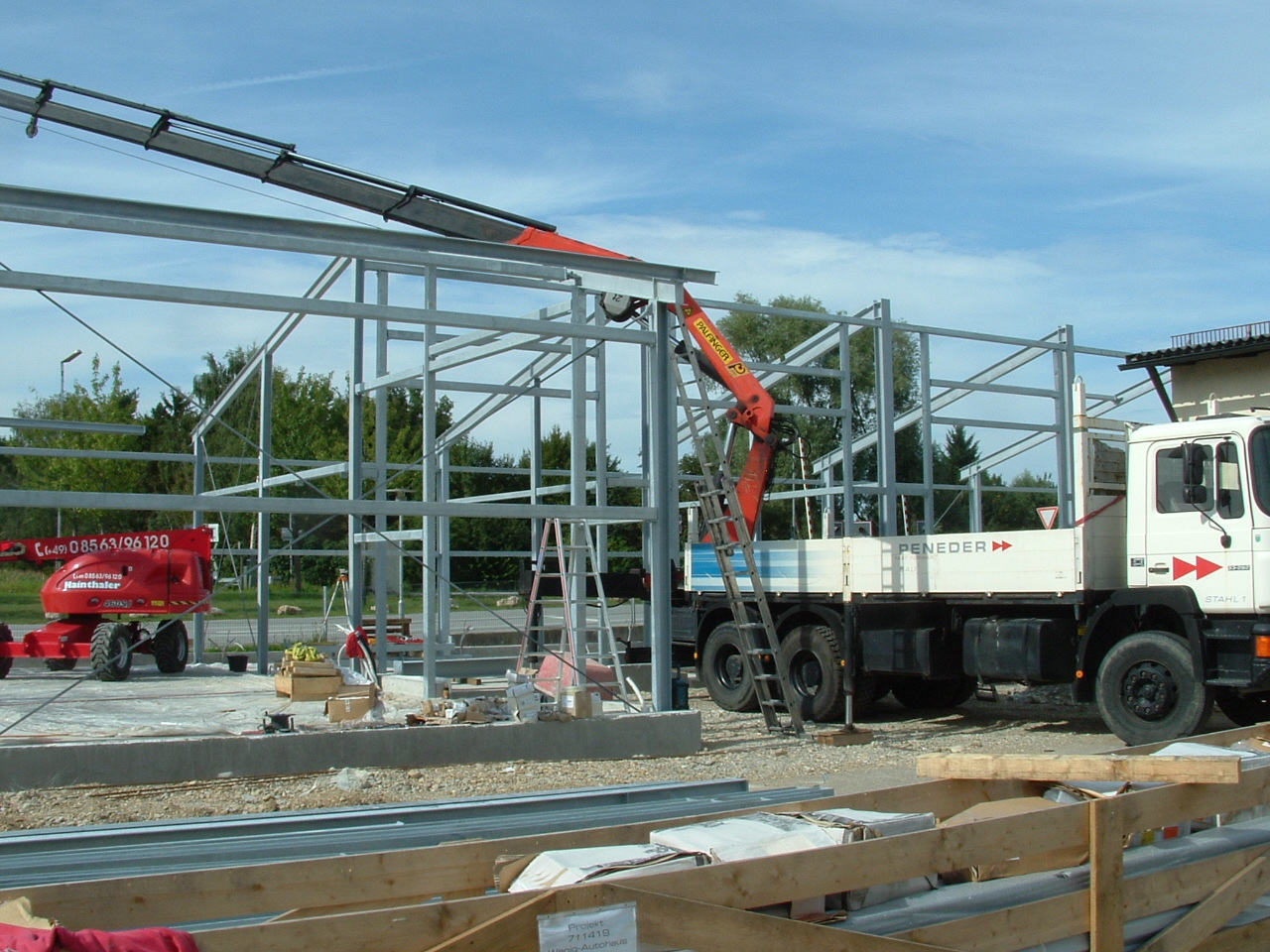 12.08.2011 Neubau Lagerhalle 2