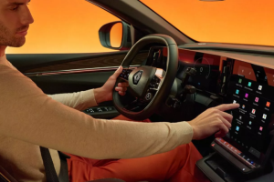 Auf den Fahrer ausgerichtetes Cockpit